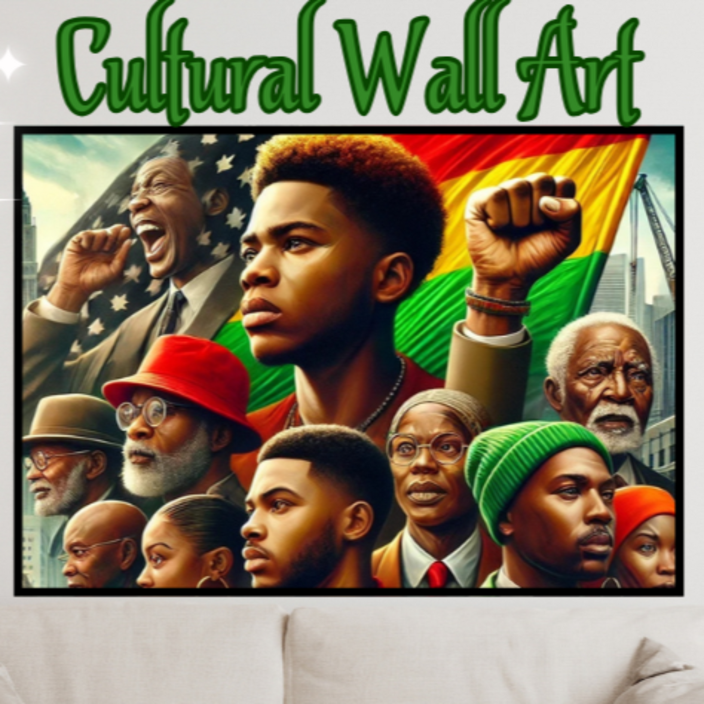 Power & Pride: African-American Cultural Wall Art