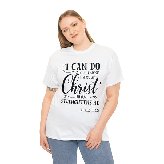 I can do all things through Christ