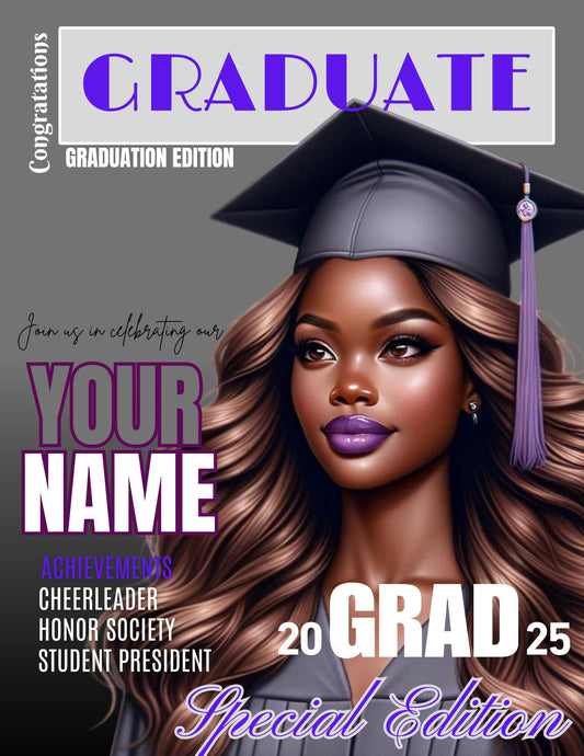 Graduation  ~ Proud Fan of the Graduate  ~ Keep Sake Magazine Cover