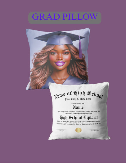 Graduation  ~ Proud Fan of the Graduate  ~ Keep Sake  Pillow