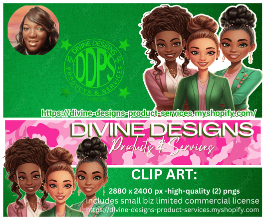 SISTERHOOD Digital Clip Art ~ Digi Dolls